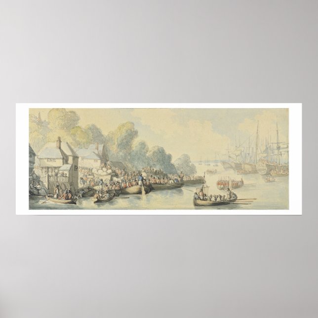 Embarkation i Southampton den 20 juni efter Lord Poster (Framsidan)