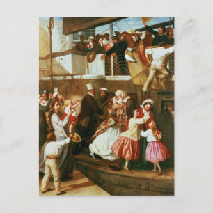 Embarkation Scene Vykort