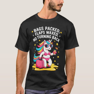 Embarrassing Funny Unicorn Vacation Travel Adult H T Shirt