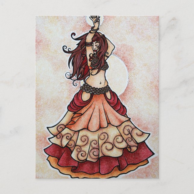 Ember belly art vykort (Framsida)