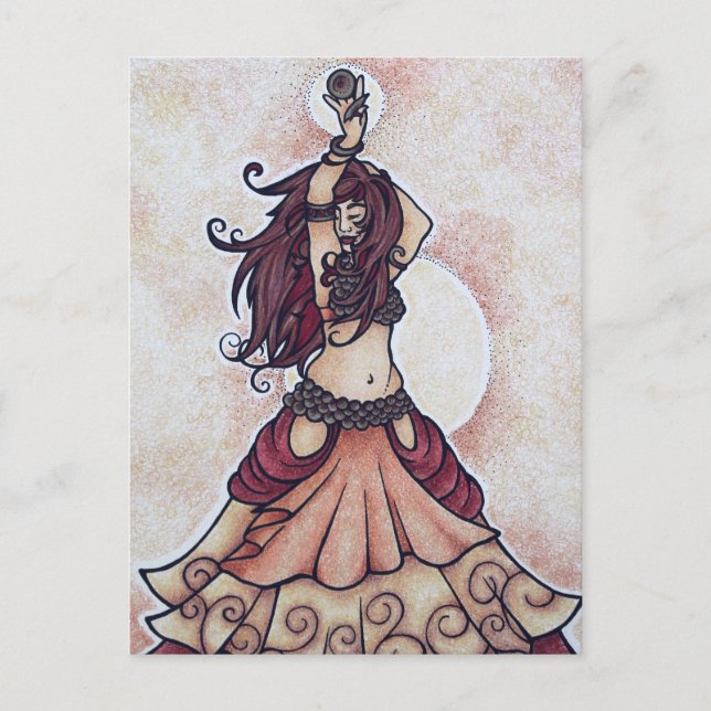 Ember belly art vykort (Framsida)