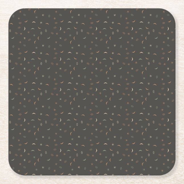 Ember Hour Coasters Underlägg Papper Kvadrat (Framsidan)