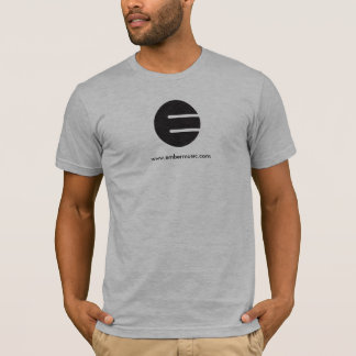 Ember Music "Black E" T-Shirt - AA Heather Grått