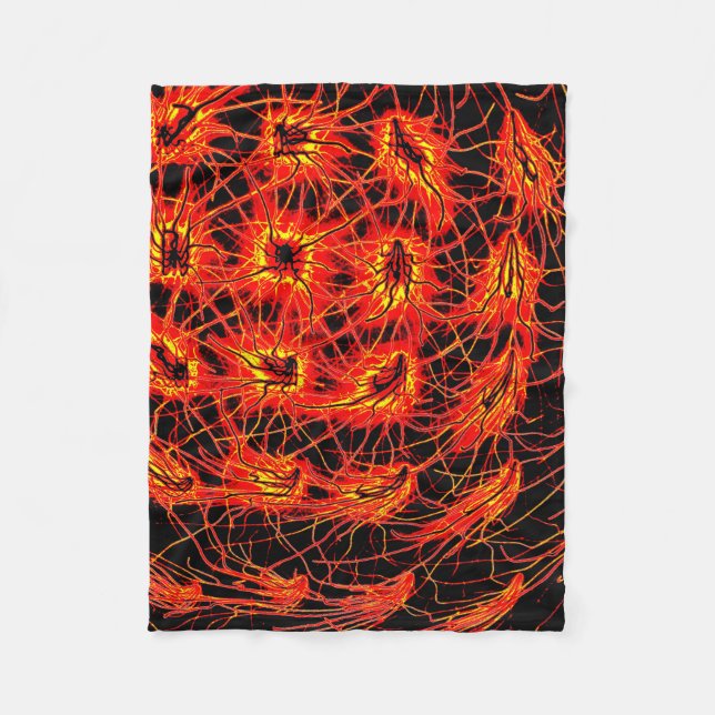 Ember Neural Radiance Fleece Blanket (Framsidan)