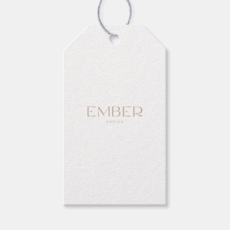 Ember Papier 2x3.5-Märkre - överför designen F Presentetikett