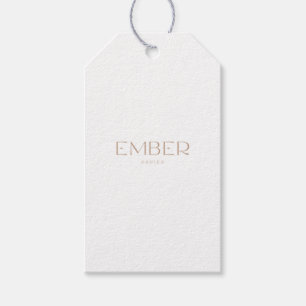 Ember Papier 2x3.5-Märkre - överför din design Presentetikett