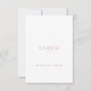 Ember Papier 3.5x5-Anpassningsbar-kort överför din Tack Kort