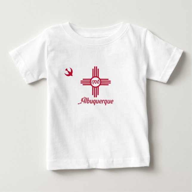 Emblem av Albuquerque, New mexico Baby T-Shirt (Framsida)