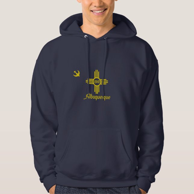 Emblem av Albuquerque, New mexico Hoodie (Framsida)