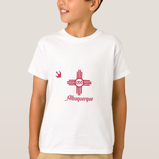 Emblem av Albuquerque, New mexico T-Shirt (Framsida)