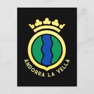 Emblem av Andorra la Vella Vykort