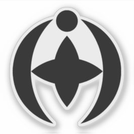 Emblem av Chiba, Chiba, Japan Klistermärken