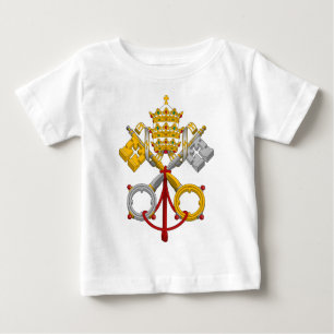 Emblem av den officiella popen Symbol Jacka för T-shirt