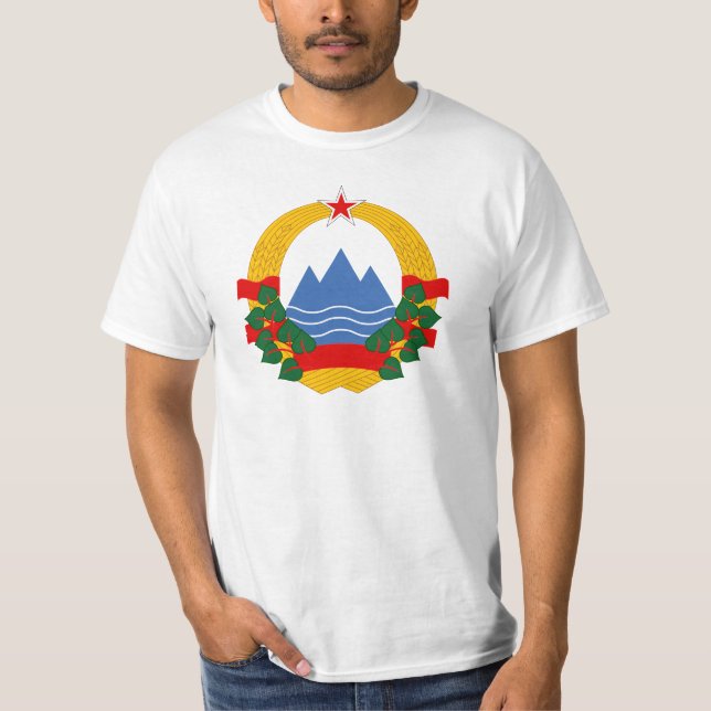 Emblem av den socialistiska republiken av tee shirt (Framsida)