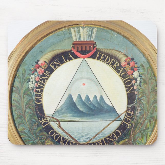 Emblem av federationen av Guatemala Musmatta (Framsidan)