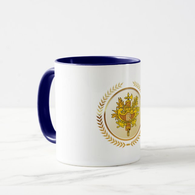 Emblem av Frankrike Mugg (Framsida vänster)
