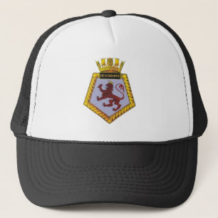 Emblem av HMS Devonshire Truckerkeps