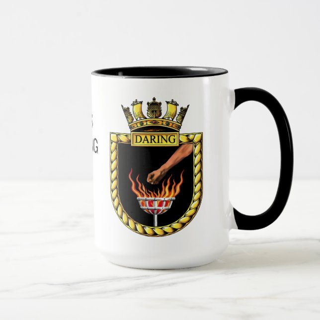 Emblem av HMS-djärvheten Mugg (Höger)