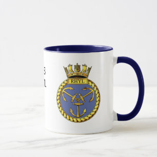 Emblem av HMS Rhyl Mugg