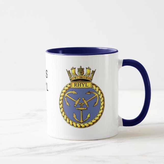 Emblem av HMS Rhyl Mugg (Höger)