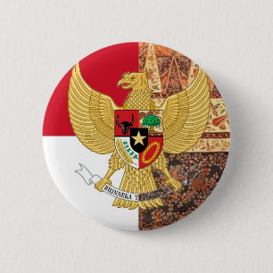 Emblem av Indonesien - den Garuda Pancasila Knapp