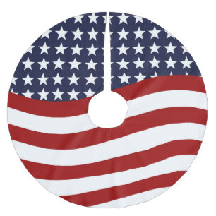EMBLEM AV LANDET SOM JAG ÄLSKAR! (patriotisk Julgransmatta Borstad Polyester