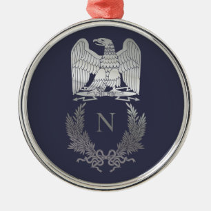 Emblem av Napoleon Bonaparte Julgransprydnad Metall