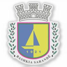 Emblem av Sarandë, Albanien Klistermärken