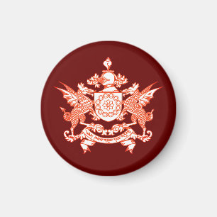 Emblem av Sikkim-staten - INDIEN Magnet