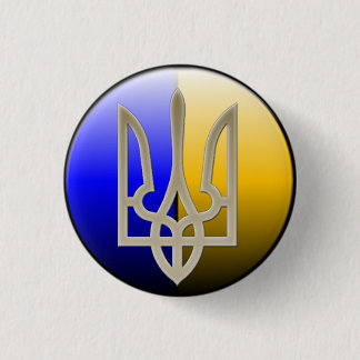 Emblem Badge Ukraina Knapp