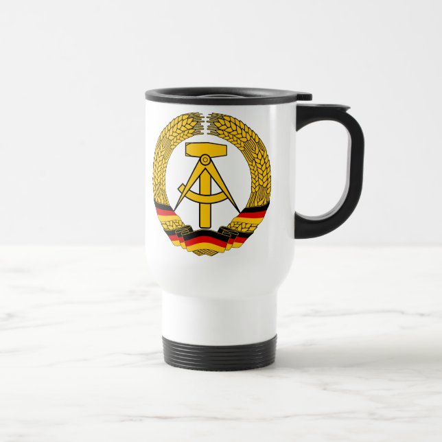 Emblem der DDR - medborgareemblemen av GDREN Resemugg (Höger)
