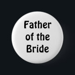 Emblem - far av bruden knapp<br><div class="desc">Far av brudemblem</div>