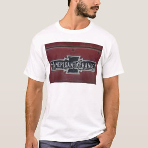 Emblem för amerikanLaFrance Firetruck T Shirt