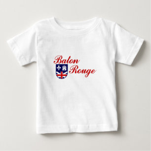 Emblem för Baton Rouge, Louisiana Baby T-Shirt