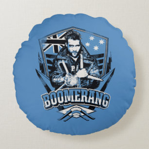 Emblem för bumerang för självmordSquad Rund Kudde