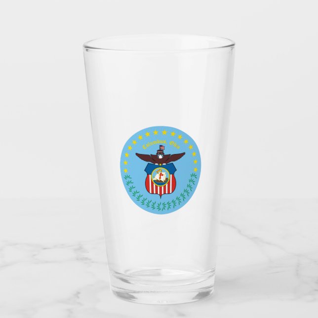 Emblem för Columbus, Ohio Glas (Framsida)