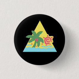 Emblem för glitterhårväderkorn [klassikern] knapp