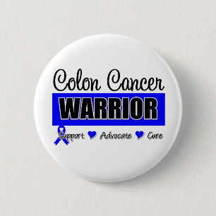 Emblem för koloncancerkrigare knapp