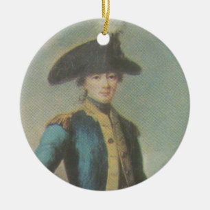 Emblem för markis de Lafayette - Cincinnati Julgransprydnad Keramik