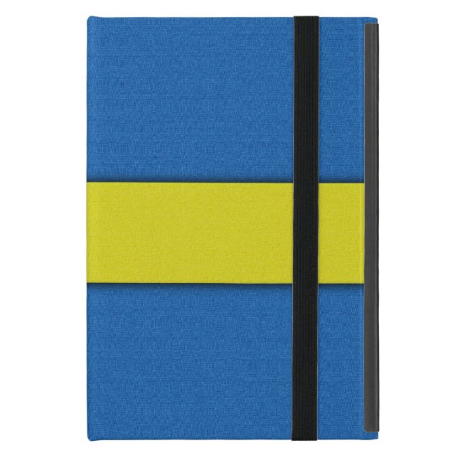 Emblem för medborgare för svenskflagga iPad mini fodral (Framsidan Closed)