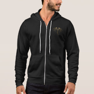 Emblem för metallisk gyllene draken t shirt