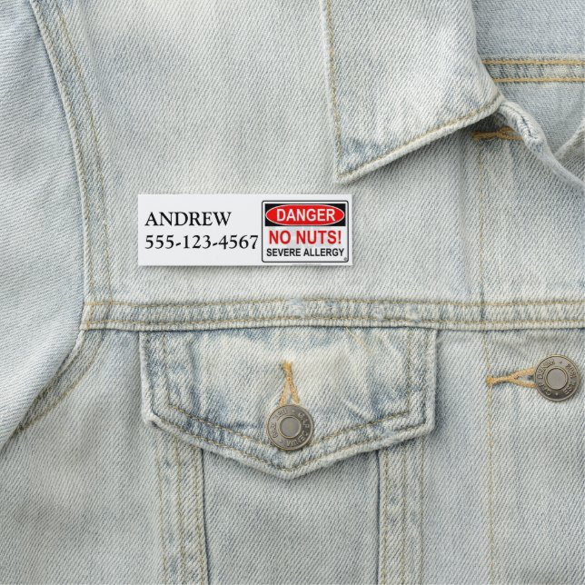 Emblem för namn brickaallergilegitimation (På plats)