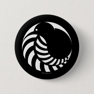 Emblem för NZ-kiwi-/silverFern Knapp