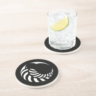 Emblem för NZ-kiwi-/silverFern Underlägg Sandsten
