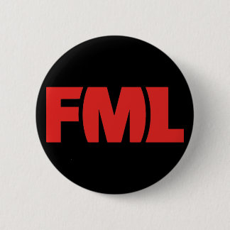 Emblem för officiell FML: Röd/svart FML Knapp
