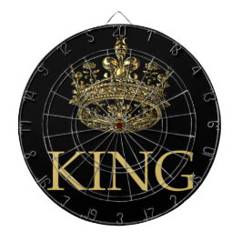 Emblem för Royalet kung och Krona Darttavla