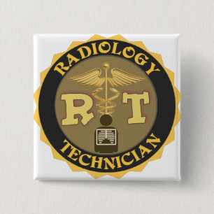 EMBLEM FÖR RT-RADIOLOGITEKNIKER - LOGOTYP KNAPP