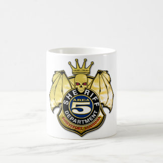 Emblem för sheriffområde 5 kaffemugg