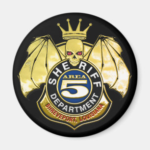 Emblem för sheriffområde 5 magnet