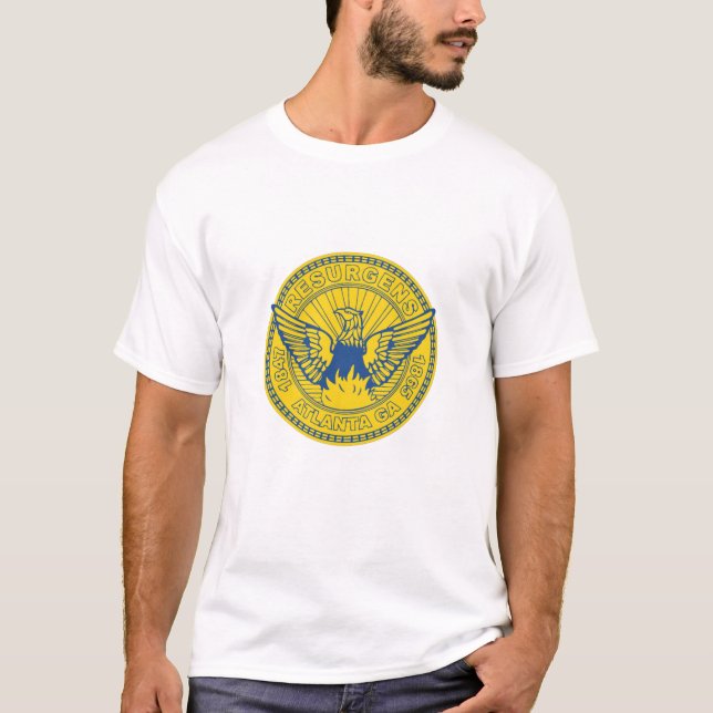 Emblem för staden Atlanta, Georgia T-Shirt (Framsida)